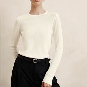 Banana Republic Factory Ivory Sweater XL